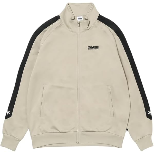 Amazon.co.jp: OT1616 トラックジャケット L ブラウン ベージュ