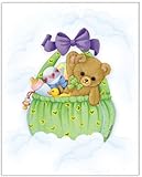 新しいベビーコレクション – Sweet到着 – 子供壁アート、キッズ壁アート、保育園壁アート 8" x 10" EY05201