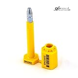 bfsealsブランドボルトSeal for Cargoコンテナとトラックトレーラー、イエロー色、ボックス( 100個)