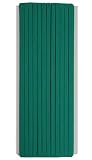平ゴム【6コール/巾4ｍｍ/30ｍ巻/国産品】【緑 1本売り】【全9色：黒、白、橙、桃色、黄色、水色、青、赤、緑】ラッピングゴム・ブックバンドなど用途に合わせて使い方いろいろ！
