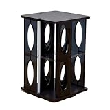 【360度回転ラック！CD収納最大456枚！】CD＆DVDラック　2段