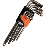 トラスコ中山:TRUSCO ステンレスボールポイント六角棒レンチセット(標準タイプ) 9本組 TSSB-9S 型式:TSSB-9S（1セット:9本入）