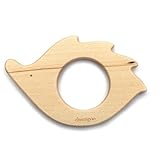 Cheengoo Natural Wood Teether - Hedgehog [並行輸入品]
