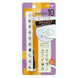 シャチハタ スティック型 スタンプ ノトトテン nototo10 黒 印面 ボディメイク PEL-TC3/H