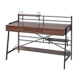 JK 2WAYパソコンデスク　ロータイプ　120幅 KKS-0009-BR ブラウン