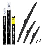 冬用 (雪用) スノーワイパーブレード フロント・リアセット（1台分） 3本セット SW-6545SR33-578 スバル用 レガシィツーリングワゴン H21.5～H26.9(2009.5～2014.9) BR9 BRG BRM