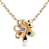 ボンボンフラワー ネックレス