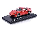 ミニチャンプス 1/43 ポルシェ 911 （992） ターボ S 2020 オレンジ