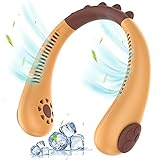 【2021改良版】iHoven 首掛け扇風機 ネッククーラー 羽根なし 子供用 ネックファン ハンズフリー くびかけ扇風機 3段階風量調節