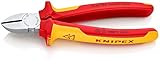 KNIPEX(クニペックス) 7006-180TBK 絶縁斜ニッパー 落下防止 (BK)