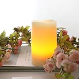 Candle Choice Flameless LEDピラーキャンドルwith 8キーリモートコントロール&タイマー、長いバッテリ寿命qq1101y8 K QQ1101Y8KIY