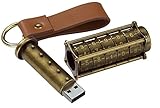 Cryptex USBフラッシュドライブ アンティークゴールド 64GB