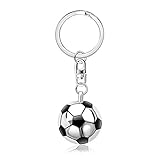 eBoTradeスポーツボールとラケットFootballキーリングキーチェーン誕生日クリスマスギフト