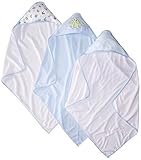 Spasilk Soft Terry Hooded Towel Set, Blue Dino, 26 X 30, 3-Count by Spasilk