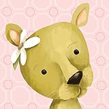 Oopsy Daisy Canvas Wall Art Laurie The Lioness by Meghann O'Hara, 10 by 10-Inch [並行輸入品]