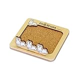 ナガノファクトリー miffy ミッフィー オーナメント付コースター うさぎ DB580C 本体:約W95×H95×D7mm