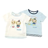 Piccolo (ピッコロ) 半袖Tシャツ(70～90cm)キムラタンの子供服 サックス 80 (34203-152)