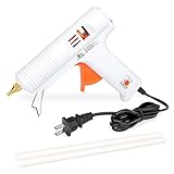 グルーガン 溶融グルースティック 便利な速乾性の接着道具 包装や修理 スイッチ付き高温タイプDIYに プラスチック用グルーガン