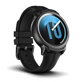 【2019最新版】TicWatch E2 スマートウォッチ Google Wear OS GPS 心拍計搭載 5ATM防水&水泳対応 多機能 フィットネス 腕時計 iPhone&Android対応 ブラック