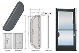CRLダークブロンズ2 – 5 / 8 " x 12 – 5 / 8 "デラックスメールスロットガラスチャンネルバーとラッチby CR Laurence