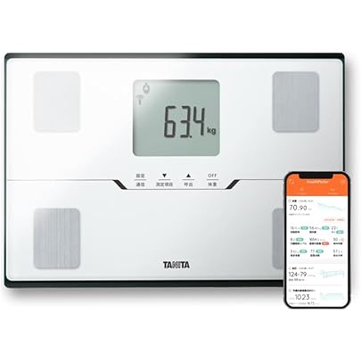 Amazon.co.jp: 体重体組成計 カラダスキャン HBF-228T-SWシャイニー