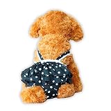 LINXAS マナーパンツ 犬 女の子 メス フリル 可愛い 小型犬 s ss m マナーベルト 犬用 おむつ 生理 雌 サスペンダー 洋服 綿 おむつカバー
