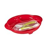 Clevamama Suction Feeding Plate and Two Spoons by Clevamama