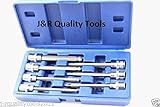 7pc 3/8 DR Metric Ball End Allen Hex Wrench Bit Key Socket Tool Set [並行輸入品]