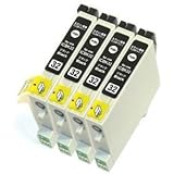 EPSON エプソン ICBK32互換 インクカートリッジ 4個セット ブラック