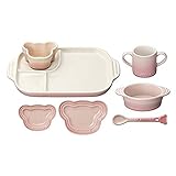 【LE CREUSET（ルクルーゼ）】 ベビー テーブルウェア ギフトセット ピンク 910427-00-176