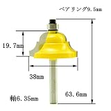 ディグラム dm12605 ダブルロマン・ビット1/4(刃径38mm)