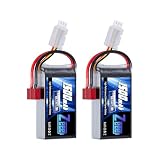 ゼエエ Zeee 7.4V 60C 1500mAh 2S リポバッテリー Tプラグ付き ラジコン製品バッテリー RCカー用 RCトラック用 RCヘリコプター用 FPV用 ドローン用など（2パック）