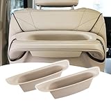 Temiry トヨタ専用 アルファード ヴェルファイア 40系 シートバックハンドル 収納ボックス 2個セット ポケット コンソールトレイ 車内収納 小物入れ 滑り止め 内蔵型 カスタムパーツ インテリア 内装パーツ 新型アルファード アクセサリー ベージュ