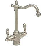 Westbrass D205-07 Victorian Hot/Cold Dispenser with Traditional Two Handle Hot and Cold Water Dispen