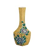 マルヨネ 九谷焼 花器 8号花瓶・吉田屋牡丹 K4-1313