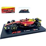 HTLNUZD ブラーゴ 2022 1/43 F1-75#16 Bburago 75周年ですシグネチャー シリーズレース スポー シャルル・ルクレール F1 No.16 Charles Leclerc シグネチャー シリーズレーススポーツカー ダイキャストカーDiecast Modelミニカー