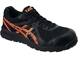 asics アシックス 安全靴 ウィンジョブ CP106 作業靴 シューレースタイプ FCP106 ブラック×オレンジポップ(9009) 26.5