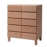 日本製(大川家具) 天然木アルダー材角脚シリーズ 68幅5段チェスト fk0012 代引不可