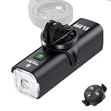 TOWILD CL600 リモコン付き自転車ライト USB-C充電式 IPX6防水 600ルーメン 2600mAh 大容量ロードバイク/クロスバイク用 吊り下げ サイクルライト 通学/通勤/夜間走行 サイクルリング対応 自転車用ライト