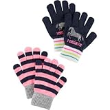 OSHKOSH(オシュコシュ) 2パックユニコーングローブ ネイビー 小物 4～14歳【並行輸入】