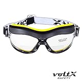 voltX[ディフェンダー] コンパクト遠近両用（二重焦点） 通気性の良い保護ゴーグル（クリアレンズ +2.0） 欧州規格CE EN166F適合 曇り止め加工