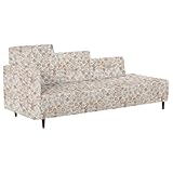 arne カウチソファー 2人掛け 3人掛け おしゃれ クッション付き 日本製 完成品 STEPカウチ 花柄 ピオニー ブラウン