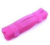Pasow 50pcs Cable Ties Fastening Wire Organizer Reusable Cord Rope Holder for Laptop PC TV 7 Inch - 