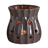 Westinghouse Fragrance Warmer, Ribbed Pot Ceramic, 1 Piece Promotional Vanilla Scented Disc [並行輸入品]