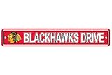 NHL Chicago Blackhawksストリートサイン、1サイズ、マルチカラー