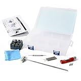 QLIBO 【12点セット】 腕時計 ベルト調整 工具 バンドサイズ調整 ベルト交換修理工具 プラスチックケース付き