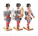 およそ 8.5 cm の鉱石山のクリスマス図木図の歓迎されたコップ (3) の高さの小屋の人々のバロック式抗夫のミニチュア