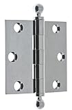 IDH by聖Simons 80101 – 026プロフェッショナルグレード品質純正ソリッド真鍮3 " x 3 " Looseピンヒンジ、ポリッシュクローム
