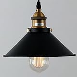 LightInTheBox 60W Retro Pendant Light with Metal Umbrella Shade in Old Factory Style Traditional Cei