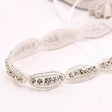 Seliyi 2個　赤ちゃん　ガール　ラインストーン　花　リボン　ヘアバンド　カチューシャ　ヘッドバンド　ターバン